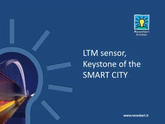 Keystone of the  SMART CITY  www.reverberi.it  The setting of luminous flux today  Energy saving: