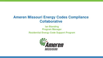 Collaborative  Ian Blanding  Program Manager  Residential Energy Code Support Program  Safety 101: