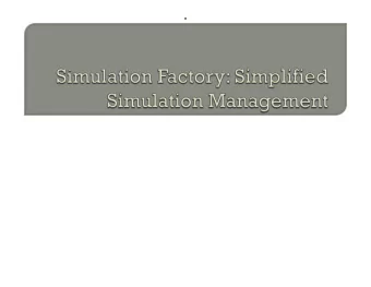 Managing numerical simulations  using Python, prayers, and  wizardry.  Dr Allen: pure