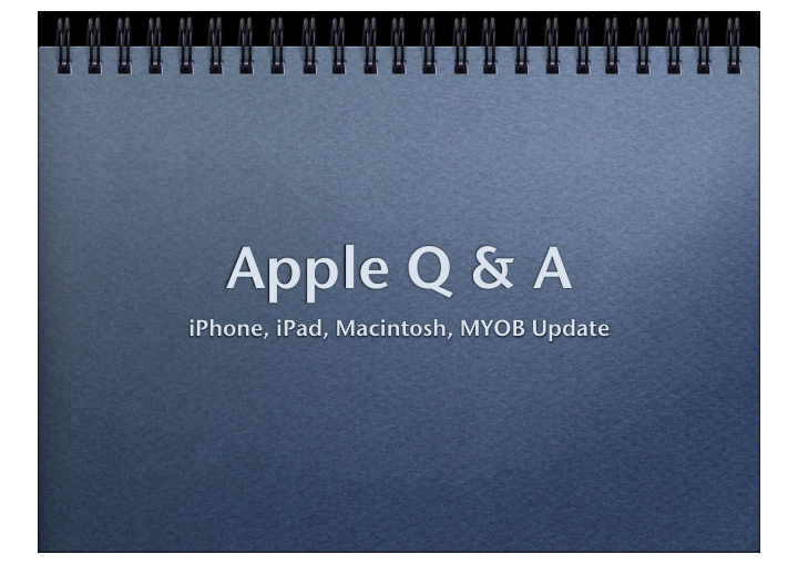 apple q a