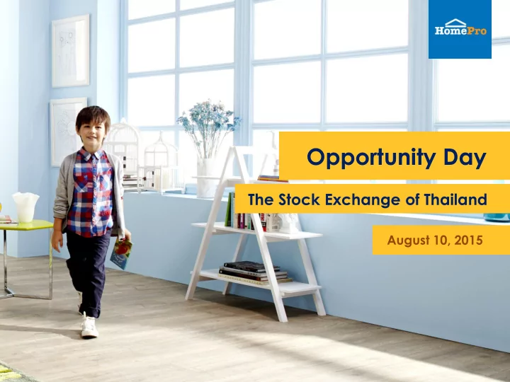 opportunity day