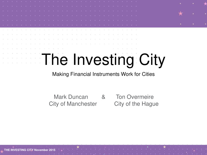 the investing city