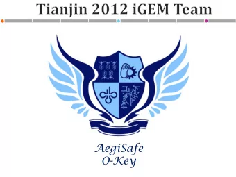 O-Key  Outline  The Project  1. Design &amp; Construction of the O-Key  System  2. Regulation of