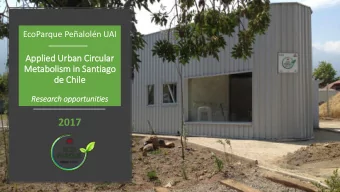 2017  CONTENT  1. About Chile  2. About UAI  3. About EcoParque Pealoln UAI  4. Guiding