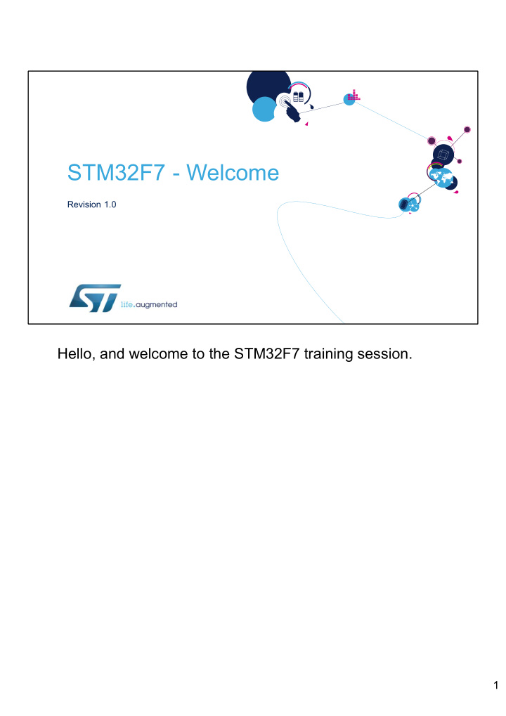 stm32f7 welcome