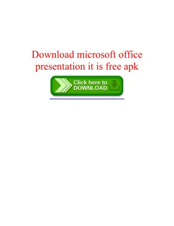 Download microsoft office presentation it is free apk  Raccoons (Procyon lotor) are native to North