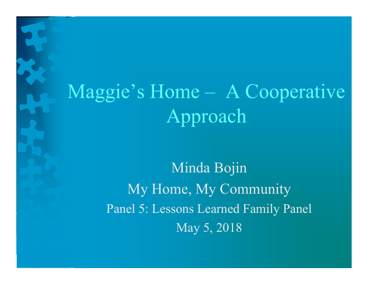 maggie s home a cooperative approach