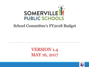 VERSION 1.4  MAY 16, 2017  Laura Pitone, Chair, Ward V  Andre L. Green, Vice-Chair Ward IV  Steven