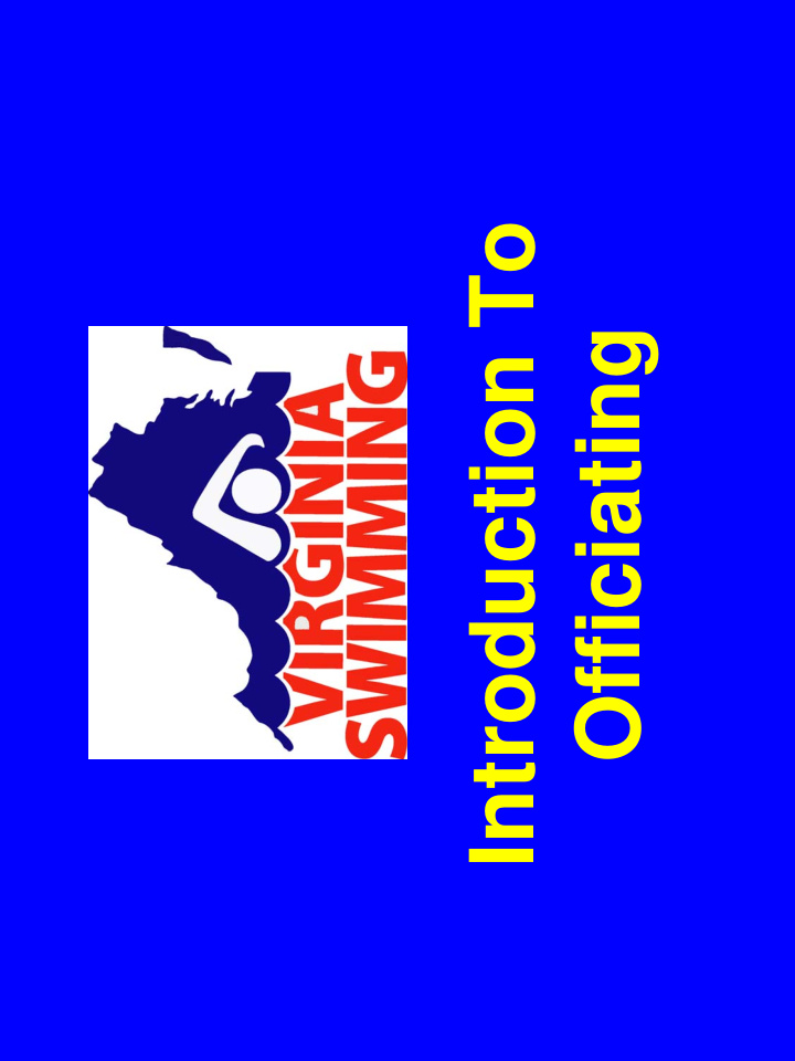 introduction to officiating usa swimming officials