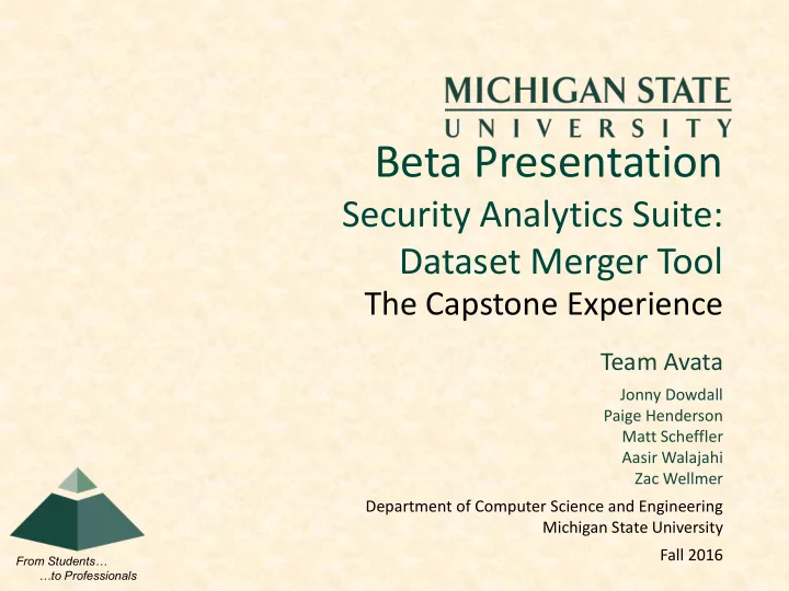 beta presentation
