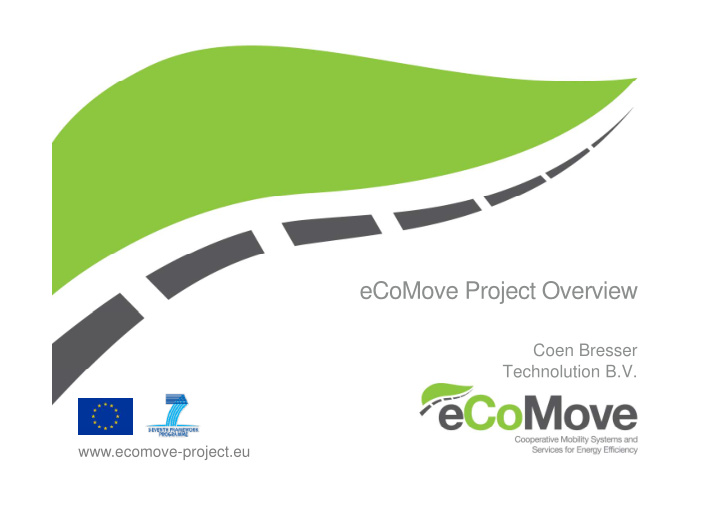 ecomove project overview