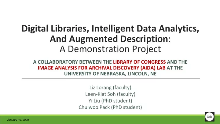 digital libraries intelligent data analytics and