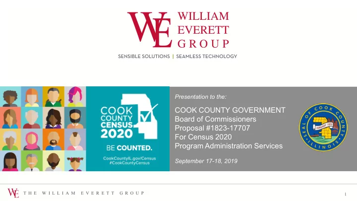 cook county government board of commissioners proposal