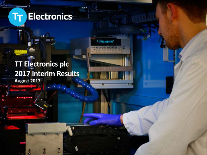 tt electronics plc 2017 interim results