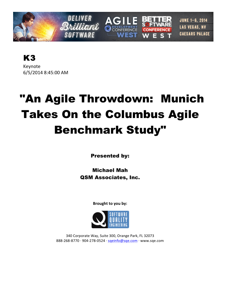 an agile throwdown munich takes on the columbus agile