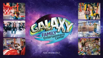 Kyiv, Ukraine 2017  Among the largest in Europe, Galaxy is a unique indoor amusement park of