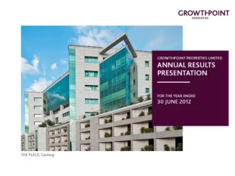 AGENDA    Introduction and Highlights  Financial Review    Operational Overview    RSA