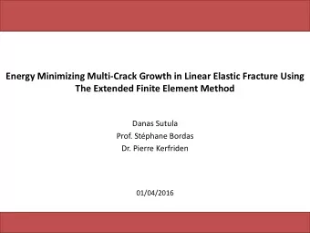 Energy Minimizing Multi-Crack Growth in Linear Elastic Fracture Using  The Extended Finite Element
