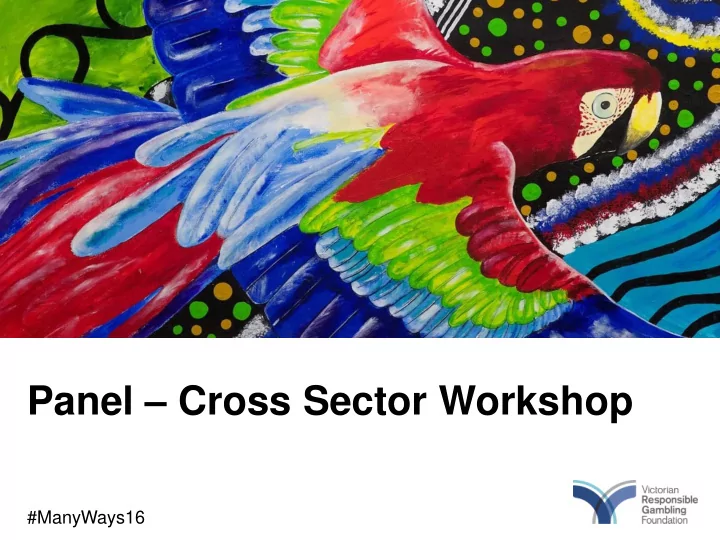 panel cross sector workshop