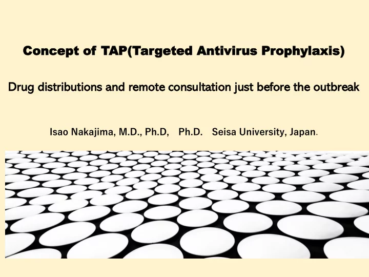 conce concept of pt of t tap t ap tar arge geted ted