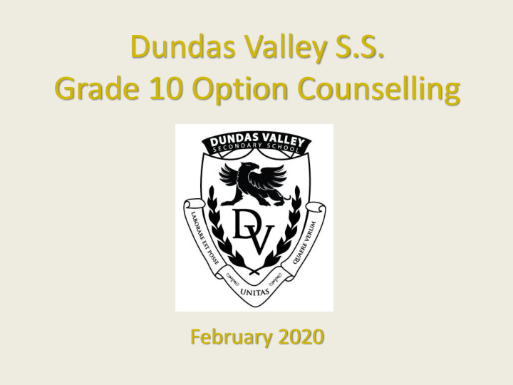 grade 10 option counselling