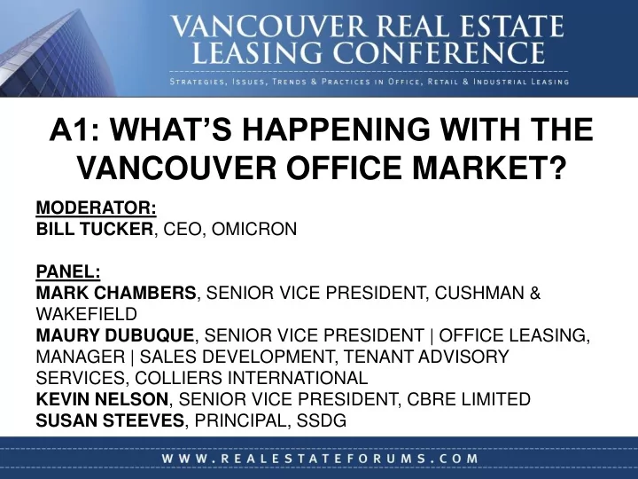vancouver office market