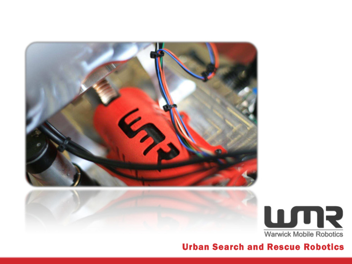 urban search and rescue robotics