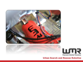 Urban Search and Rescue Robotics  Technical  Conclusions &amp;  Sponsorship  Finances  Introduction