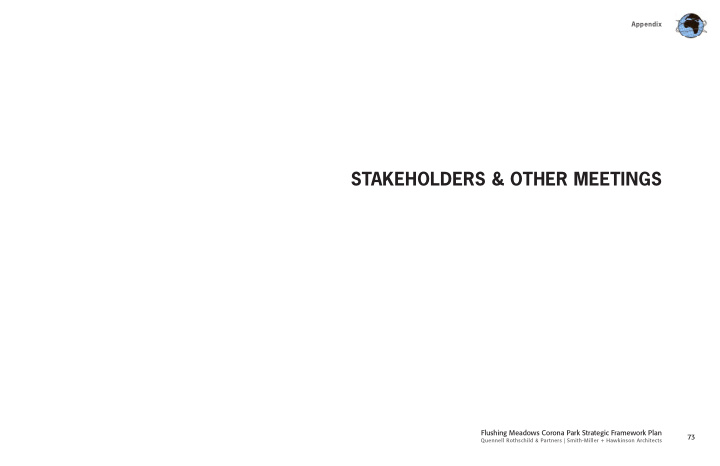 stakeholders amp other meetings