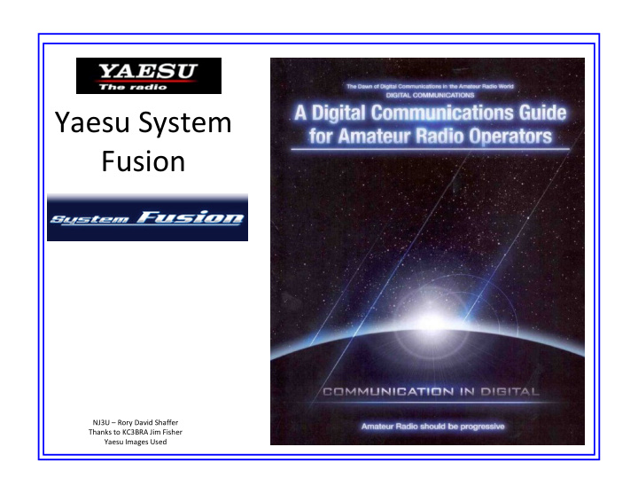 yaesu system fusion