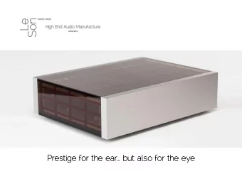 Pre  restig  ige for t r the ear  but also for t  r the ey  eye  emotio  ion  art  rt is  is