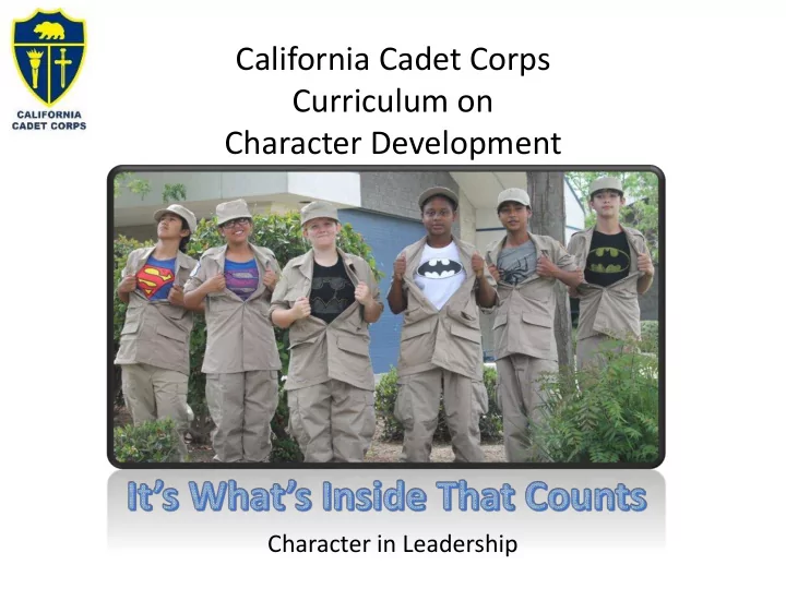 curriculum on