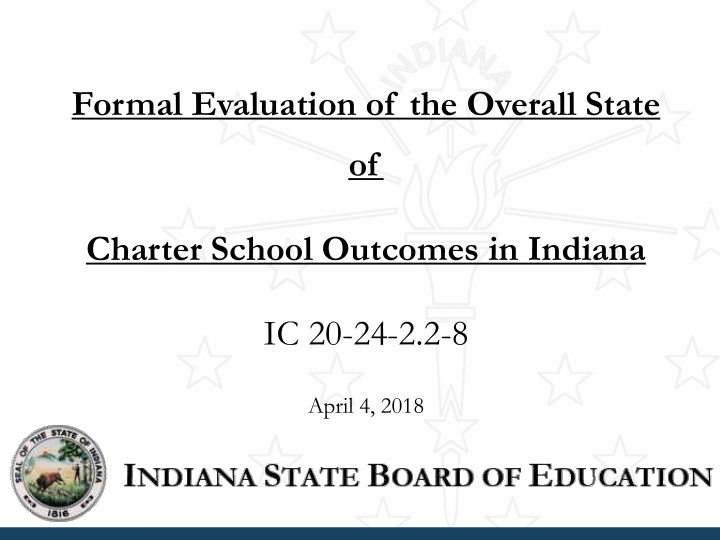 formal evaluation of the overall state