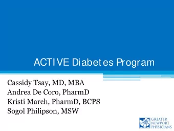 The Agenda   Vision   Cassidy Tsay, MD, MBA   Development   Andrea De Coro, PharmD