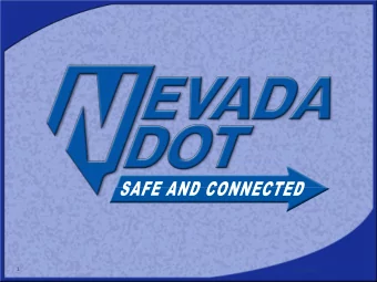 1  8/31/2017  Session 6  Nevada DOT/USDOT FHWA  Road Weather Integrated Mobile  Observations (IMO