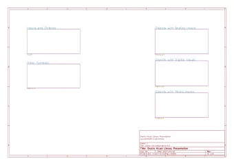 Inputs and Outputs  Objects with Analog Inputs  A  io.sch  analog.sch  Objects with Digital Inputs