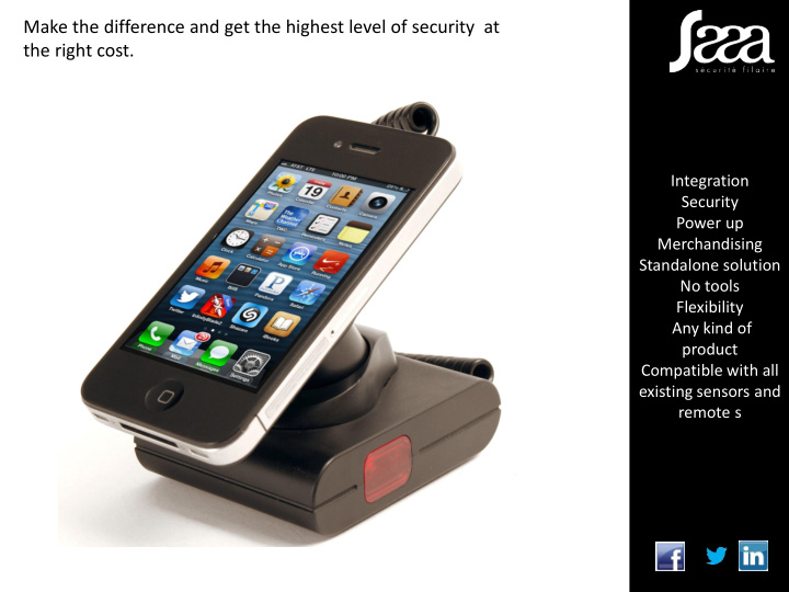make the difference and get the highest level of security