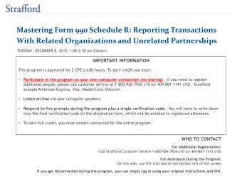 Mastering Form 990 Schedule R: Reporting Transactions With Related Organizations and Unrelated