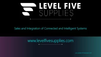 www  www.le  levelfi  elfivesuppli  vesupplies.com  es.com th Dece Last updated: 19 th  cember 2019