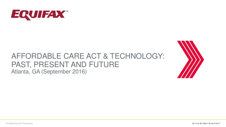affordable care act technology past present and future