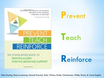 What is PTR? Step 1 :  Goal Setting &amp; Progress Monitoring Step 2 :  Functional Assessment