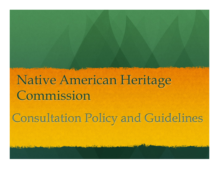 native american heritage commission