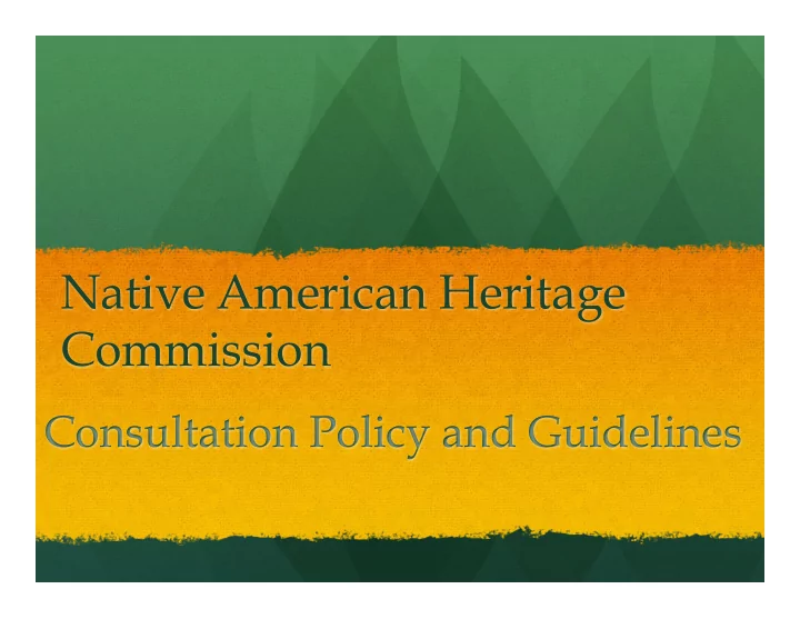 native american heritage commission