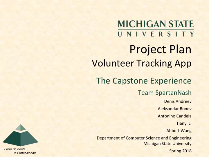 project plan