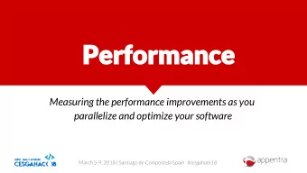Measuring the performance improvements as you  parallelize and optimize your software  0.25 s  -O2