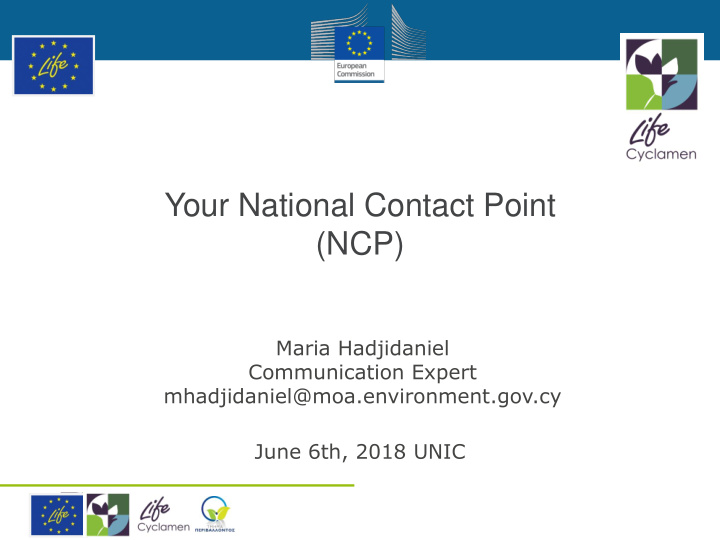 your national contact point ncp
