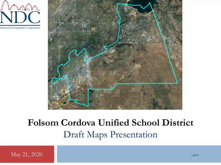 folsom cordova unified school district draft maps