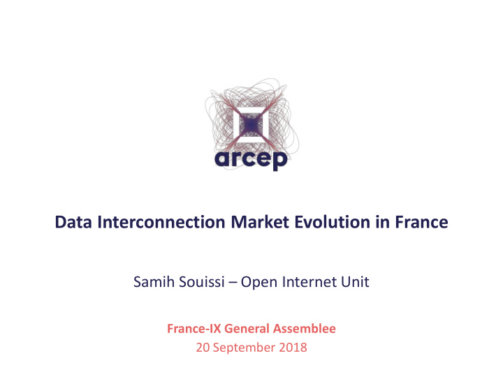 data interconnection market evolution in france
