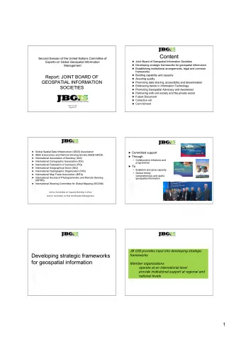 Content  Content  Second Session of the United Nations Committee of  Second Session of the United