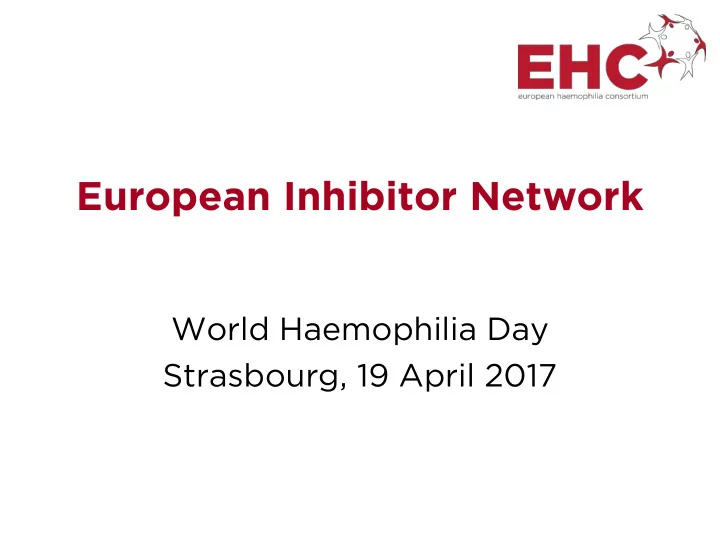 european inhibitor network
